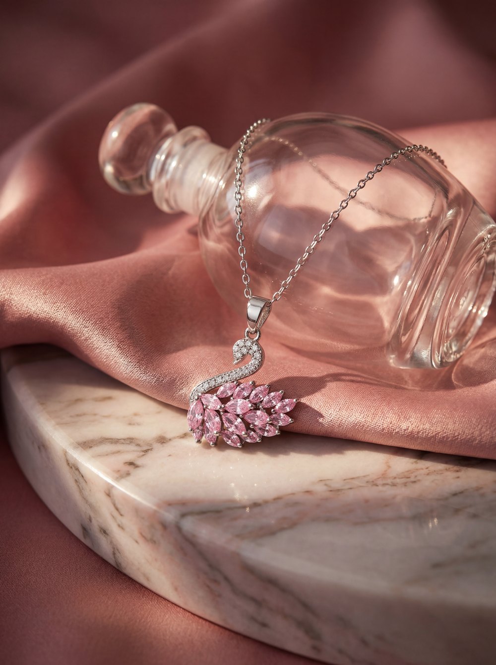 An AI-generated concept shot of a necklace